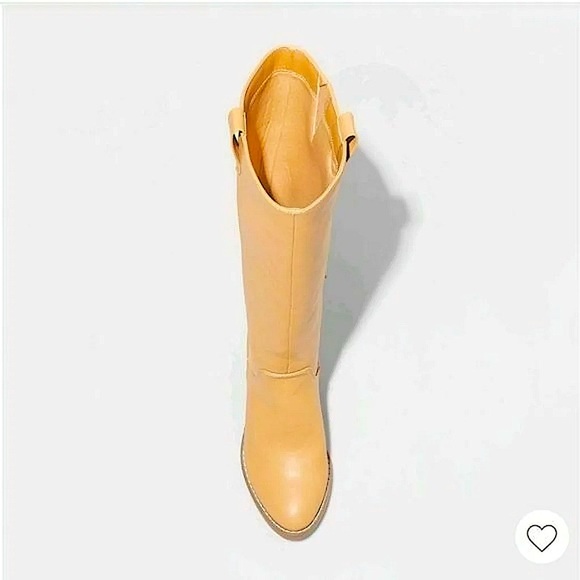 Davina Heeled Riding Boots, Universal Thread Tan Camel Davina Knee High Boots - Picture 3 of 6